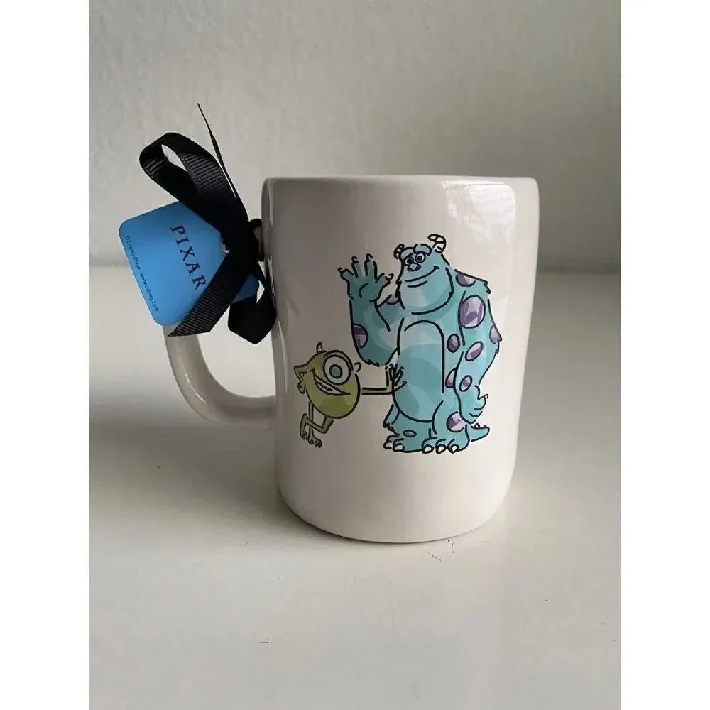 Rae Dunn THE SCREAM TEAM Double Sided Mug Monsters Inc Pixar SULLY Mike WAZOWSKI